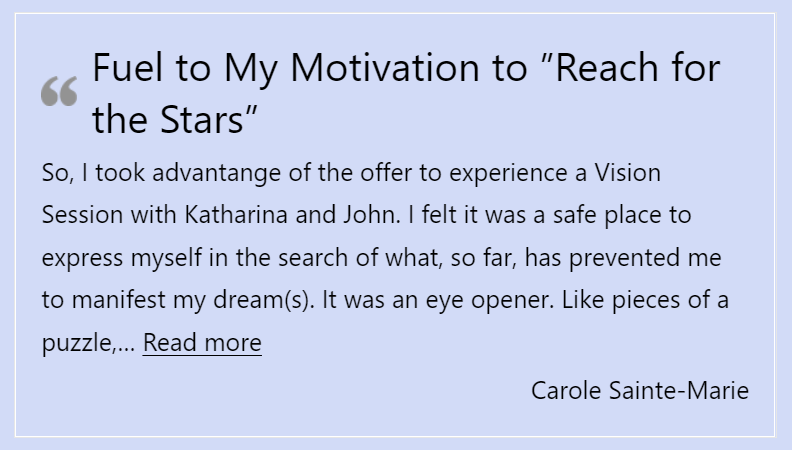 BodyMindSpirit! Vision Session Testimonial - https://bodymindspirit.online