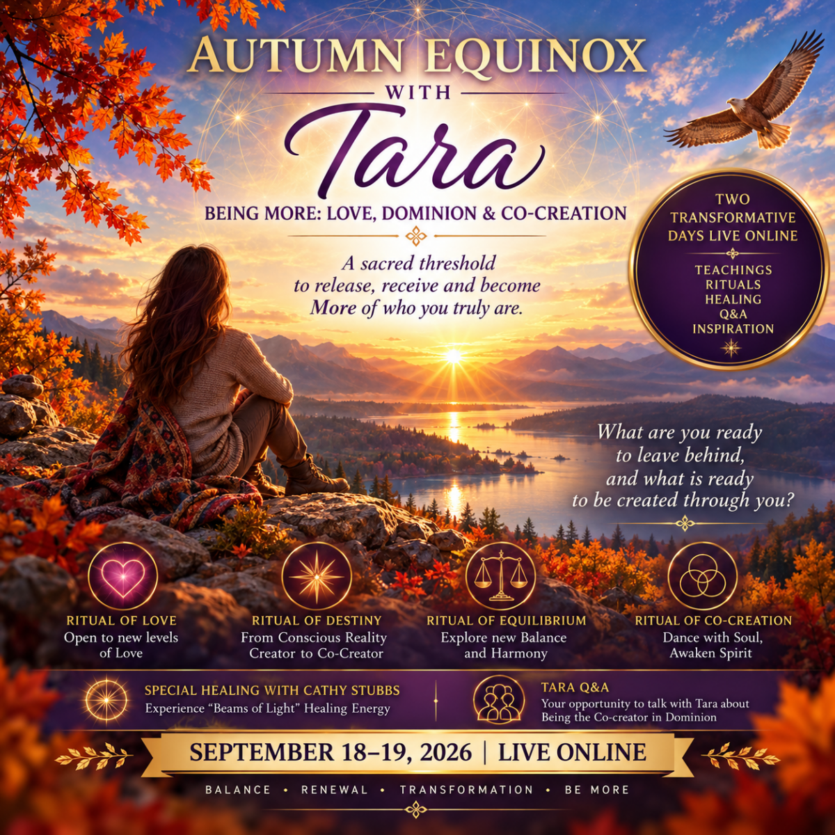 Autumn Equinox with Tara: FOUR RITUALS. ONE EQUINOX. A NEW THRESHOLD.